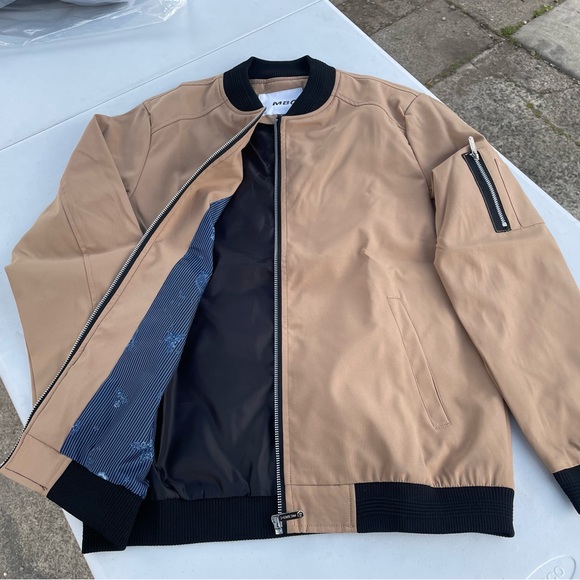 Spring New Men Zipper Bomber Jacket Men Casual Streetwear Hip Hop Slim Fit - Picture 2 of 14